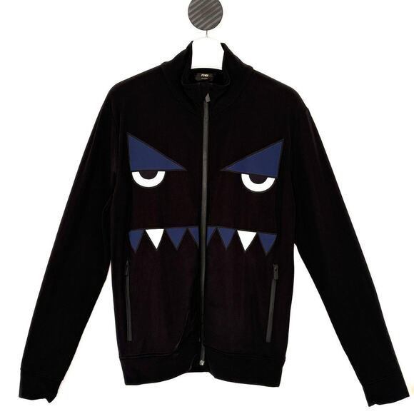 Fendi Monster Eyes Track Sweatshirt EU50/L - Picture 1 of 8
